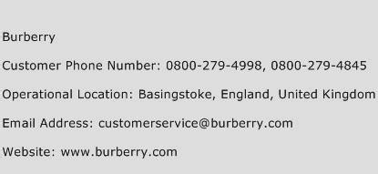 burberry customer service phone number|burberry contact number.